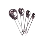 Juego de Cuchara Medidora de Acero Inoxidable 4 Piezas