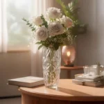 Florero de Vidrio Labrado Brillante 30 cm - Imagen 2