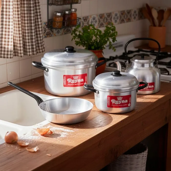 Juego de Ollas (Ollas, Sarten y Tetera) 4 Piezas - Imagen 2