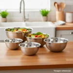 Juego de Bowls Profesional de Acero Inoxidable 5 Piezas - Imagen 2