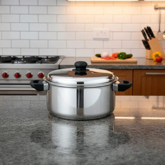 Olla Regent de Acero Inoxidable con Tapa Metal 9.5 L Ø 30 cm - Imagen 2