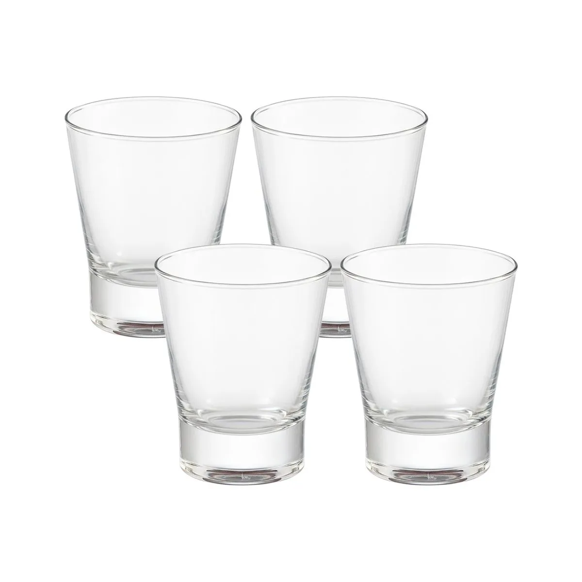184762-1200-auto Set de Vasos Liso London Rocks de Vidrio 4 Piezas - Imagen 1