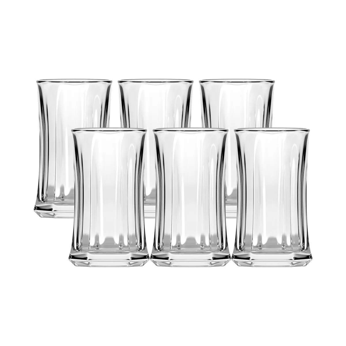 184770-1200-auto Set de Vasos Vivaldi Bebidas de Vidrio 6 Piezas - Imagen 1
