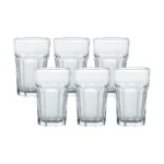 Set de Vasos Lisboa Bebidas de Vidrio 281 ml | 9.5 oz 6 Piezas