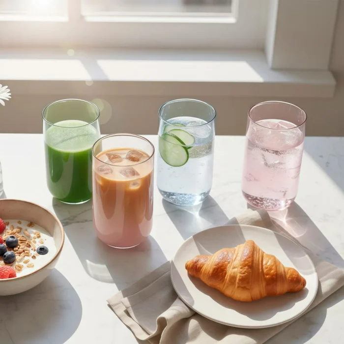 Set de Vasos Capella Bebidas Color Surtido de Vidrio 408 ml | 13.8 oz 4 Piezas - Imagen 2