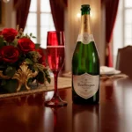 Set de Copas de Champange Rioja de Vidrio Cuerpo Rojo 4 Piezas - Imagen 2