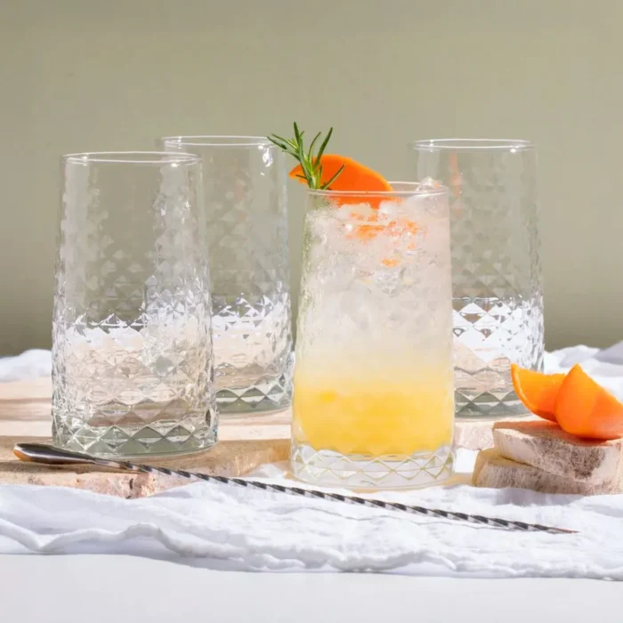 Set de Vasos Cairo Bebidas de Vidrio 476 ml | 16 oz 6 Piezas - Imagen 2