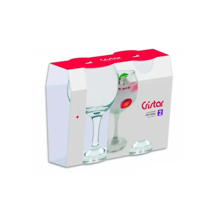 Set de Copas Gin Tonica de Vidrio 651 ml | 22 oz 2 Piezas - Imagen 4