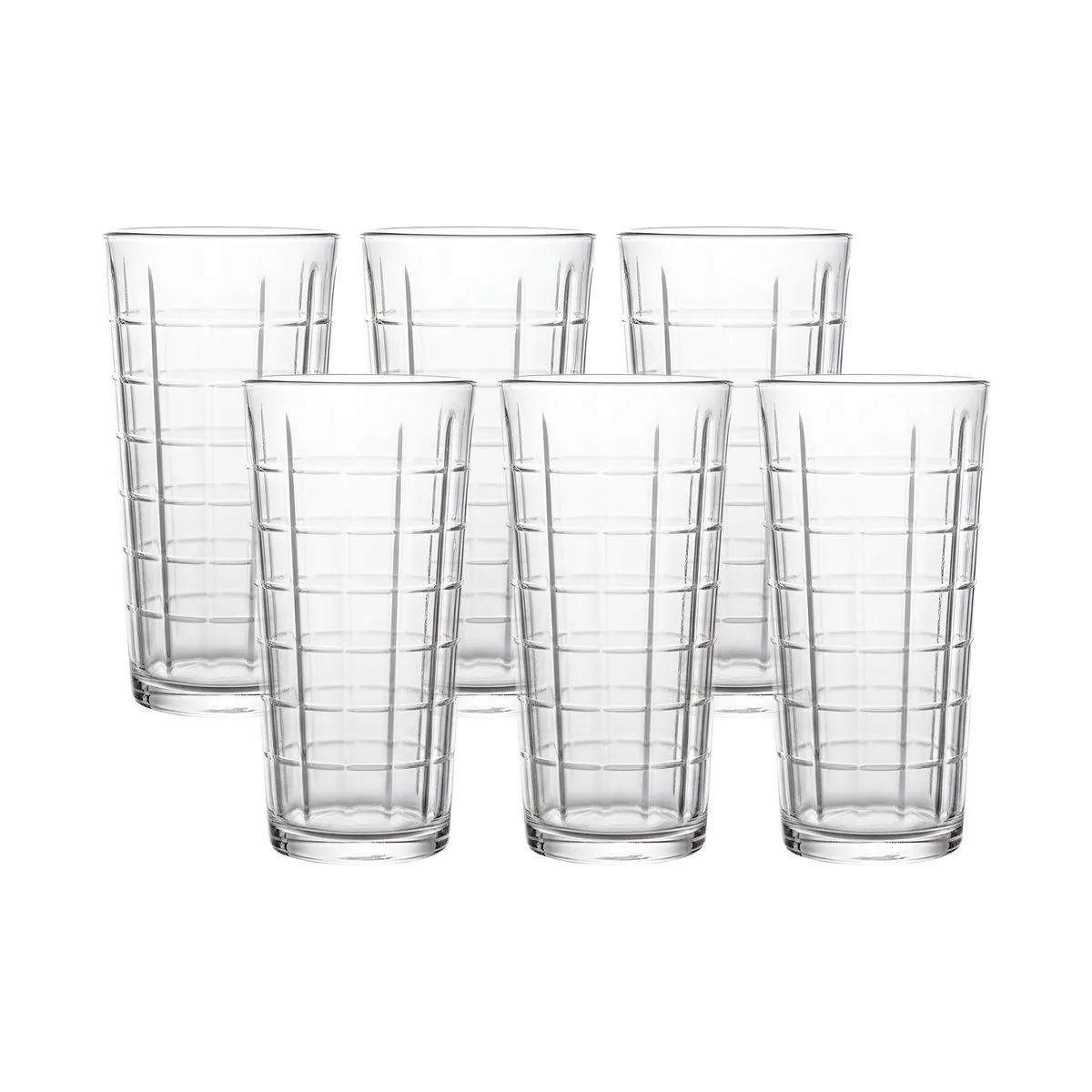 184894-1200-auto Set de Vasos Labrado Otto/Overetta de Vidrio 266 ml | 9 oz 6 Piezas - Imagen 1