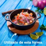 Base de Madera Acacia para Cazuela Ø 14 cm - Imagen 2