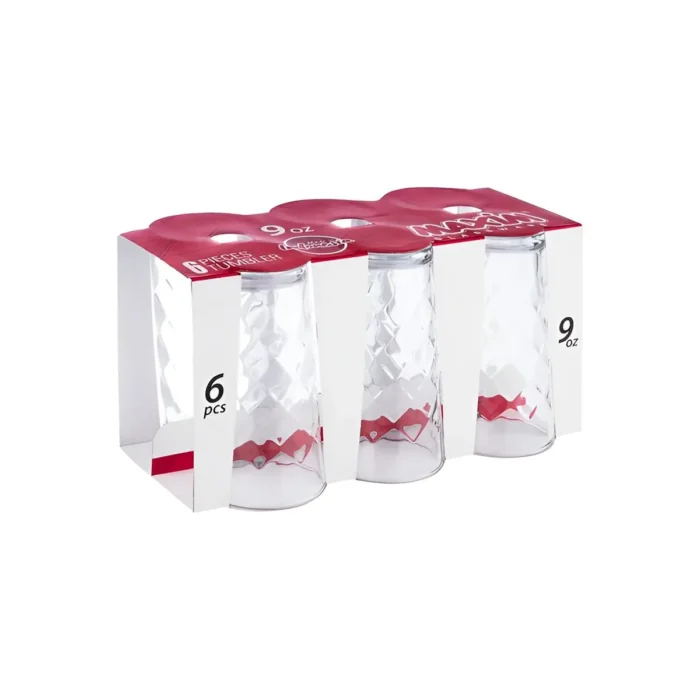 Set de Vasos Labrado Spectrum de Vidrio 266 ml | 9 oz 6 Piezas - Imagen 4