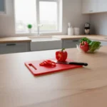 Tabla de Picar Rectangular Rojo 33x20x1 cm - Imagen 2