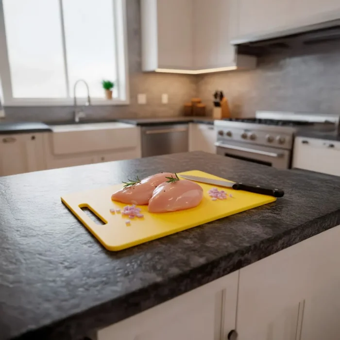 Tabla de Picar Rectangular Amarillo 37x23x1 cm - Imagen 2