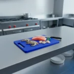 Tabla de Picar Rectangular Azul 37x23x1 cm - Imagen 2