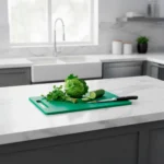 Tabla de Picar Rectangular Verde 37x23x1 cm - Imagen 2