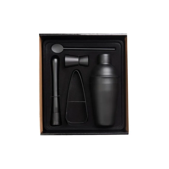 Set para Bar de Acero Inoxidable Negro en Caja 5 Piezas - Imagen 3