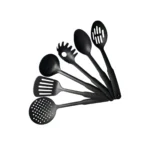 Juego de Utensilios de Nylon Negro 6 Piezas