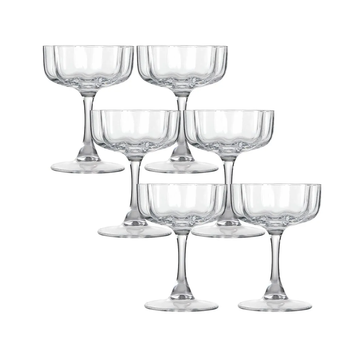 185058-1200-auto Set de Copa para Helado Chico Margarita Mixology 200 ml | 6.76 oz 6 Piezas - Imagen 1