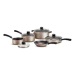 Juego de Ollas de Cocina Starflon Max Dorado 5 Piezas