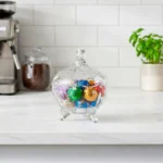 Bombonera de Vidrio Labrado 700 gr - Imagen 2