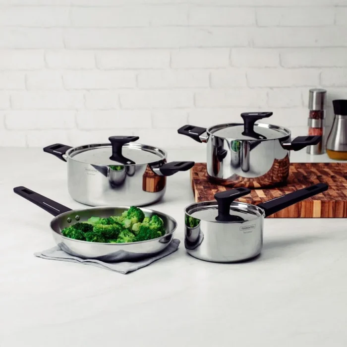 Juego de Ollas de Cocina Grano con Mango Baquelita 4 Piezas - Imagen 2