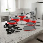 Juego de Ollas Everyday Rojo + Utensilios 13 Piezas - Imagen 2