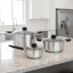 Juego de Ollas Noella de Acero Inoxidable 6 Piezas - Imagen 2