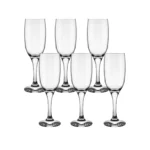 Set de Copas Champagne Windsor de Vidrio 210 ml | 7.1 oz 6 Piezas