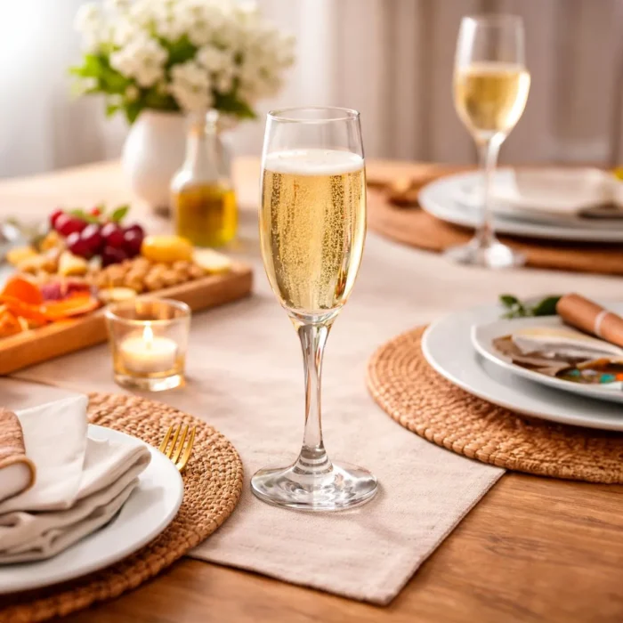 Set de Copas Champagne Windsor de Vidrio 210 ml | 7.1 oz 6 Piezas - Imagen 2