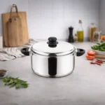 Olla Regent de Acero Inoxidable con Tapa de Metal 2.1 L | Ø 20 cm - Imagen 2