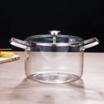 Olla de Vidrio Borosilicato con Asa de Acero 3.5 L - Imagen 2