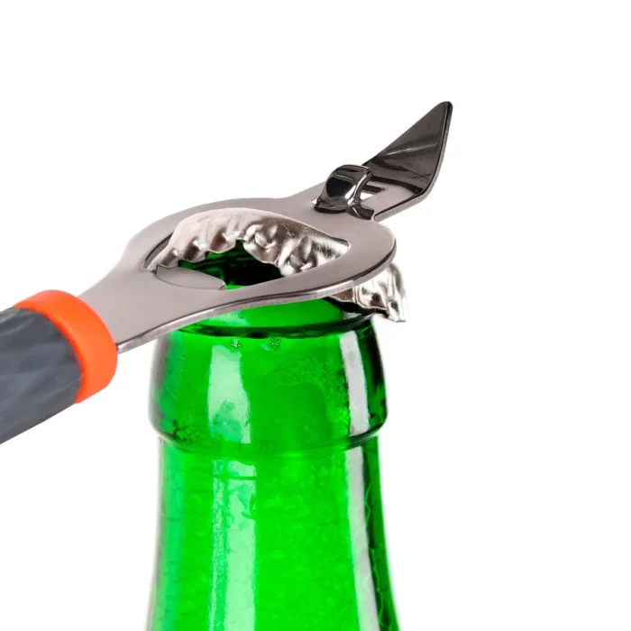 Destapador de Botella de Acero Inoxidable con Mango de Silicona - Imagen 2