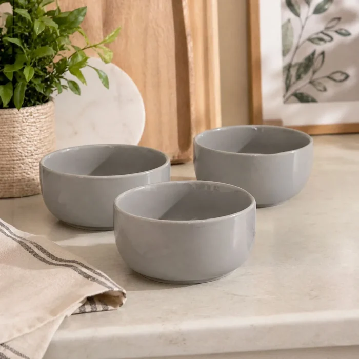 Juego de Bowl Gris 3 Piezas - Imagen 2