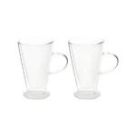 Set de Tazas Capuchino de Borosilicato Doble Pared 400 ml | 13 oz 2 Piezas