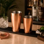 Coctelera Boston Dorado de Acero Inoxidable 820 ml - Imagen 2