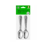 Juego de Cucharitas para Té de Acero Inoxidable Floral Facusa