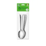 Juego de Cucharas para Mesa de Acero Inoxidable Clásico 12 Piezas Facusa