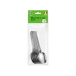 Juego de Cucharitas para Té de Acero Inoxidable Clásico 12 Piezas Facusa