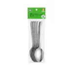 Juego de Cucharas para Mesa de Acero Inoxidable Curva 12 Piezas Facusa