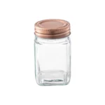 Frasco de Vidrio con Tapa de Metal 330 ml Ichimatsu