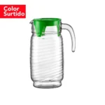Jarra de Vidrio Spira con Tapa (Color Surtido) 1.8 L Ichimatsu - Imagen 3