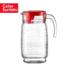 Jarra de Vidrio Cubica con Tapa (Color Surtido) - Imagen 3