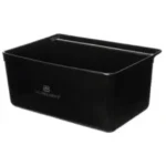 Contenedor PP Negro 33x23x17.5 Cm P/Cubiertos P/Coche Servicio #UCBP-332317B