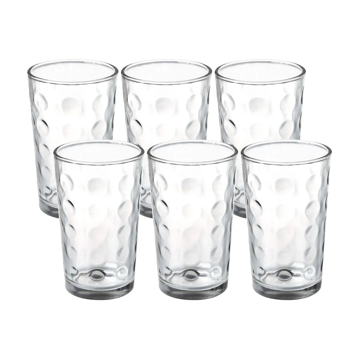 188670-1200-auto Set x 6 Vasos Altos de Vidrio Lunares 325 ml | 10 oz Ichimatsu - Imagen 1