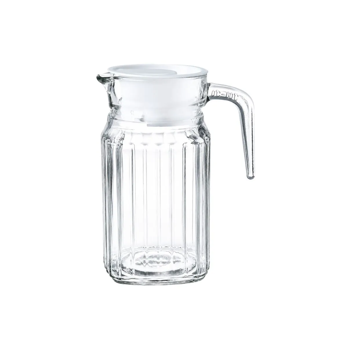 188673-1200-auto Jarra de Vidrio Mix con Tapa Blanca 500 ml Ichimatsu - Imagen 1