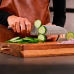 Cuchillo Santoku Chef Mango de Madera 7" | 18 cm Victoria - Imagen 2