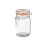 Frasco Hermético de Vidrio con Franja Naranja 275 ml Ichimatsu