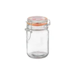 Frasco Hermético de Vidrio con Franja Naranja 269 ml Ichimatsu