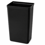 Contenedor PP Negro 33x23x56 Cm P/Residuos P/Coche Servicio #UCBP-332356B