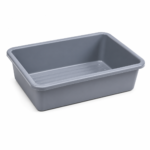 Contenedor PP Gris 62x42.5x17.5 (32.5 Lts) Cm P/Restaurante #UDBP-624217G